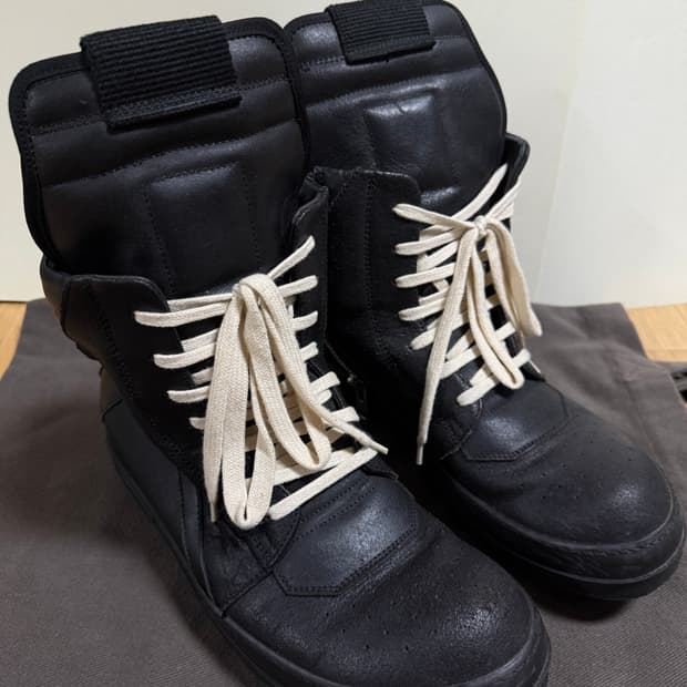 릭오웬스 지오바스켓 40 올블랙