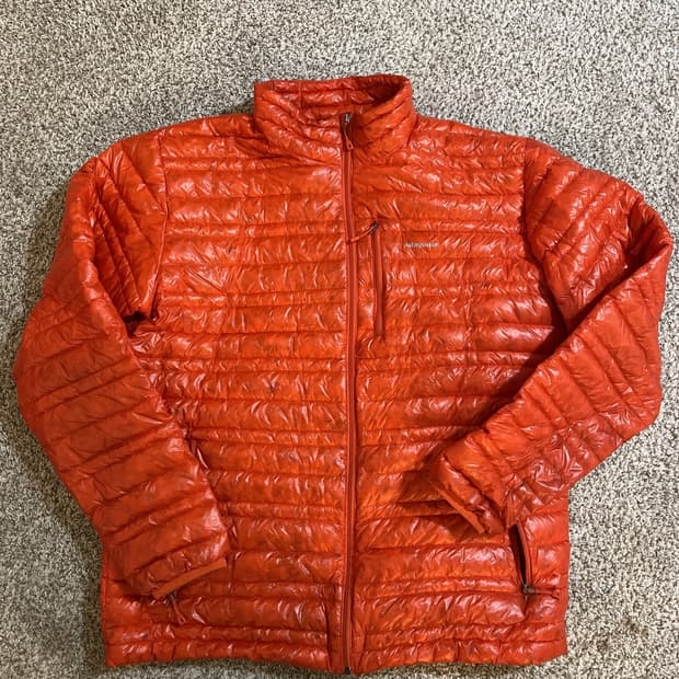 파타고니아 멘즈 경량패딩 오렌지