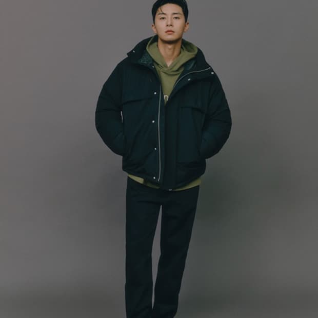 캘빈클라인 블랙 숏 패딩