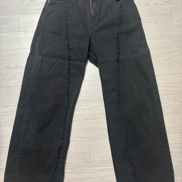 NOUN 노운 블랙 와이드 팬츠