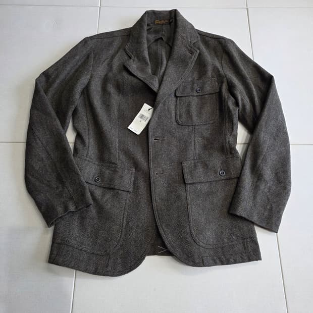 RRL 언컨스트럭티드 올리브 브라운 스포츠 자켓