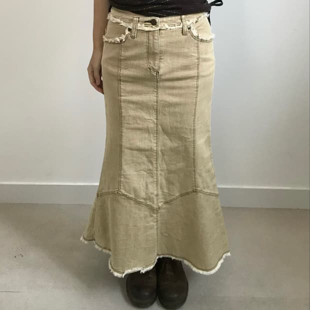 Ketty 케티 머메이드 프린지 스커트