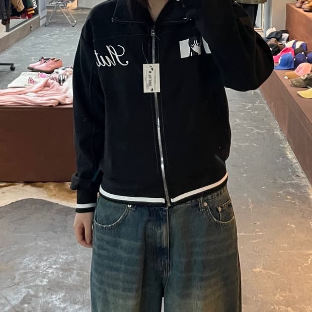 본네 패치 트랙 블랙 자켓 H1800