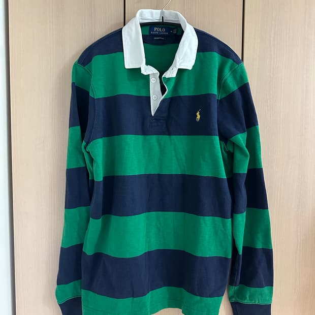 폴로 커스텀슬림핏 아이코닉 럭비 셔츠 M 새상품