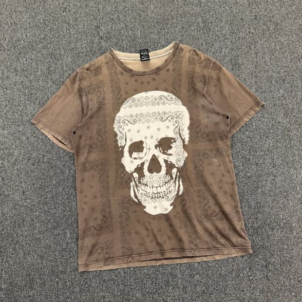 3)Number(N)ine 07aw love god murder스컬반팔