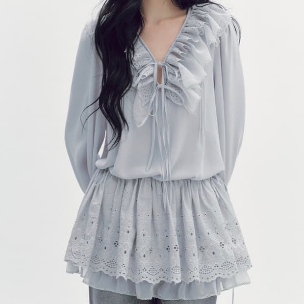 더티스 PETAL BLOOM SCALLOP DRESS