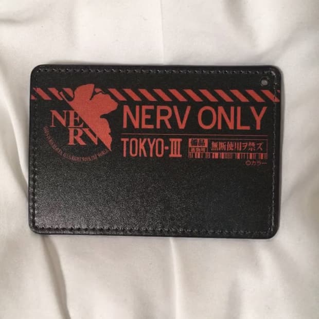 에반게리온 네르프 카드지갑 블랙