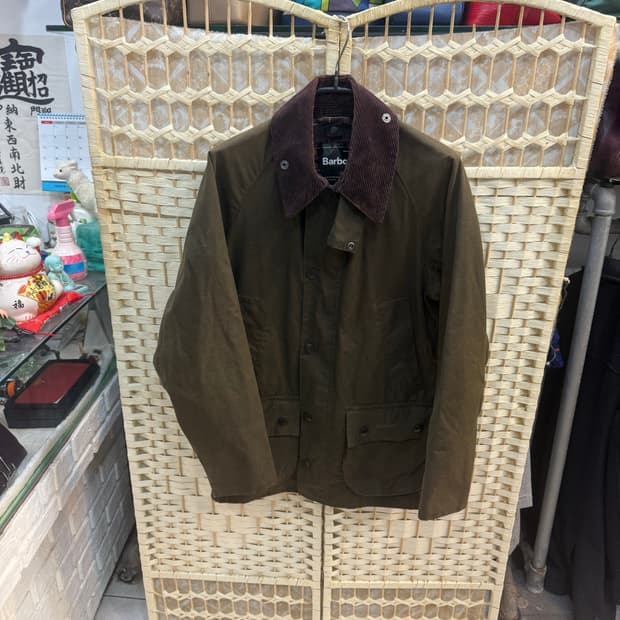 55-66 정품 바버 왁싱자켓 팝니다