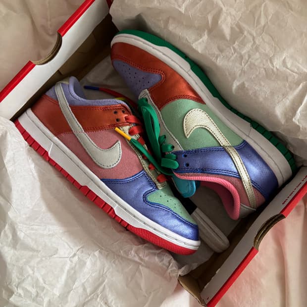 나이키 덩크로우 선셋펄스 새제품 235