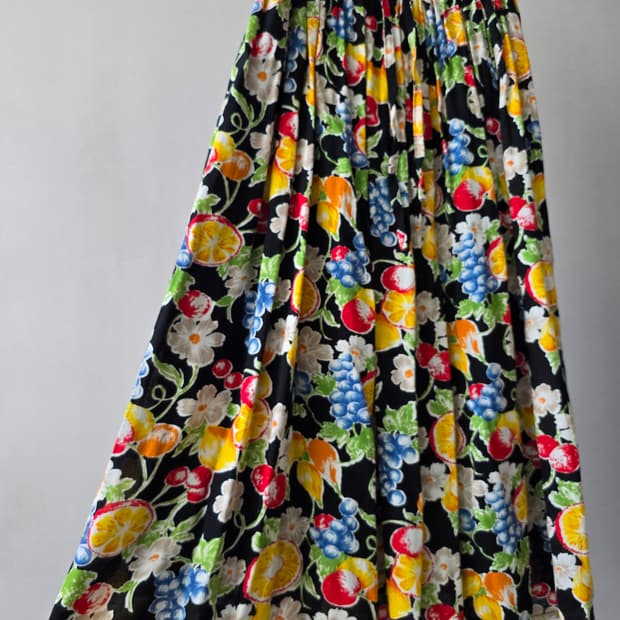 Heart Market 키치 프루츠 스커트