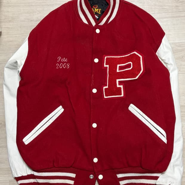 GAME sportswear 빈티지 바시티 자켓