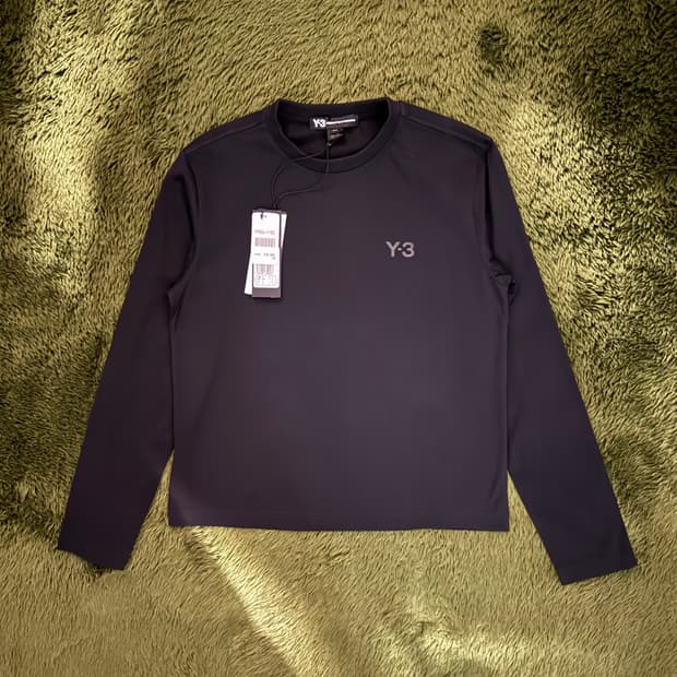 [M] Y-3 요지 야마모토 우먼스 뉴질랜드 올블랙스 롱슬리브