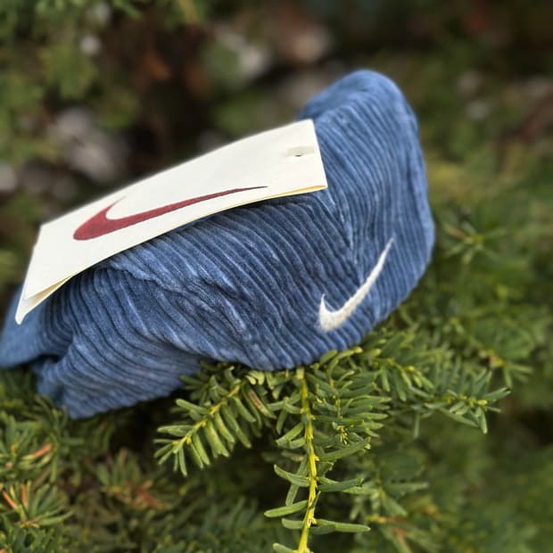 (새상품) 90s NIKE 나이키 블루 골지 헌팅캡 베레모 모자