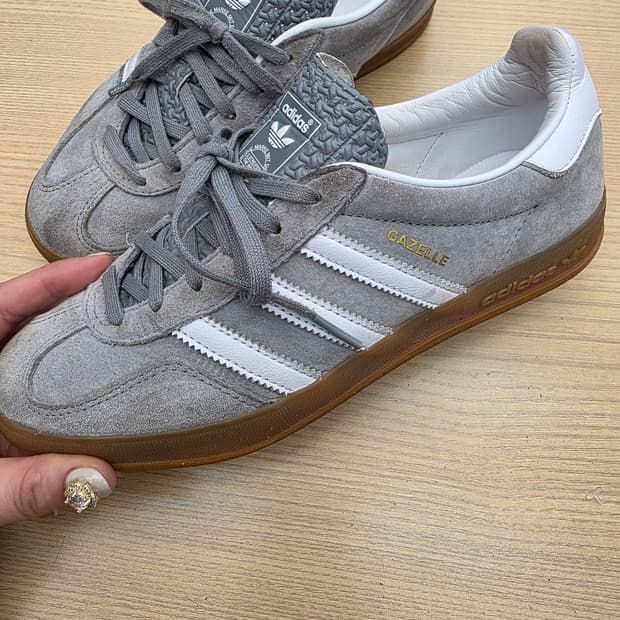 아디다스 가젤 인도어 그레이 245