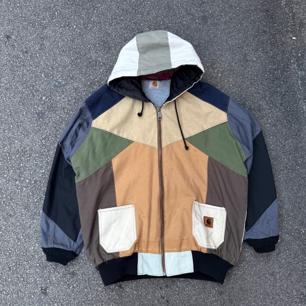 칼하트 리메이크 후드자켓