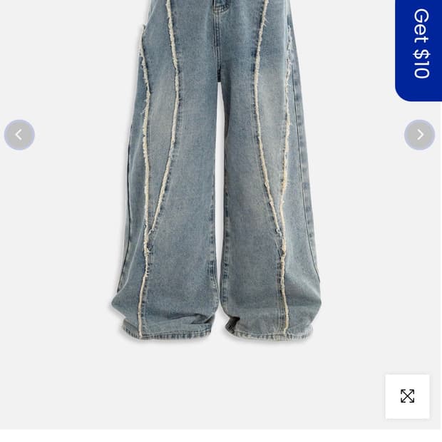 알프릭에덴 바지 AELFRIC EDEN BAGGY FRINGE JEANS