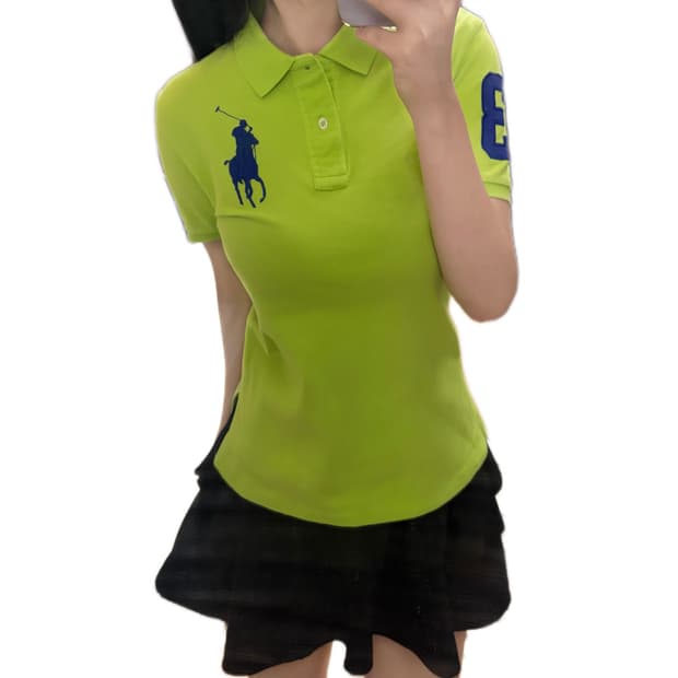 폴로 랄프로렌 빅포니 형광 그린 카라티 PK 정품