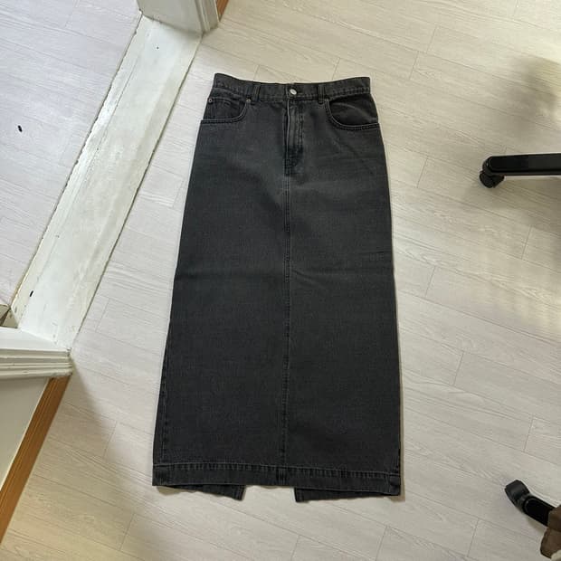 자라 데님 H 라인 스커트