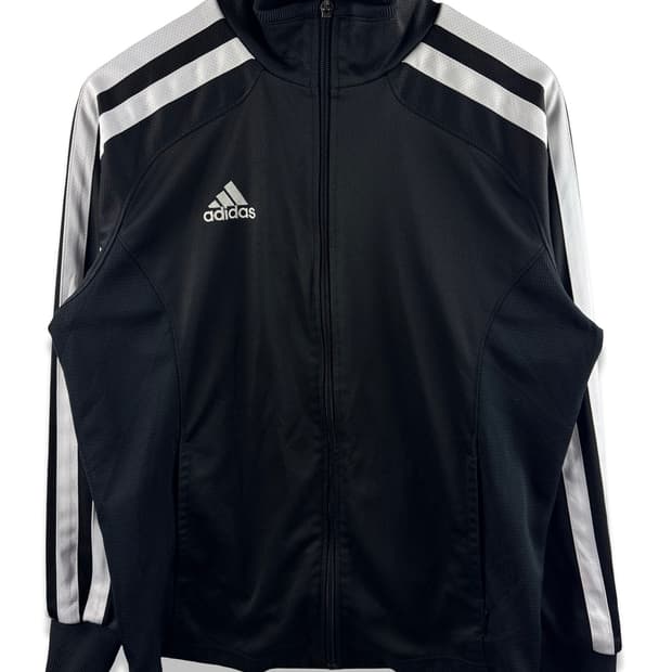 아디다스 블랙 화이트 빅삼선 트랙탑져지2426