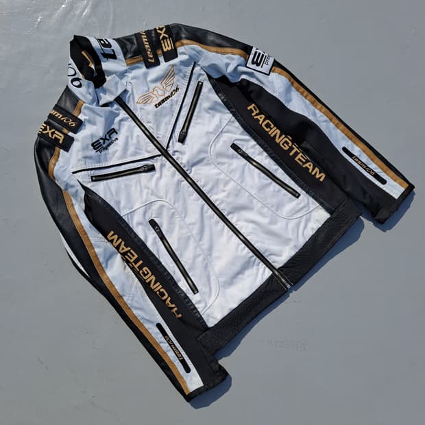 [EXR] Y2K 레이싱 바이커 자켓