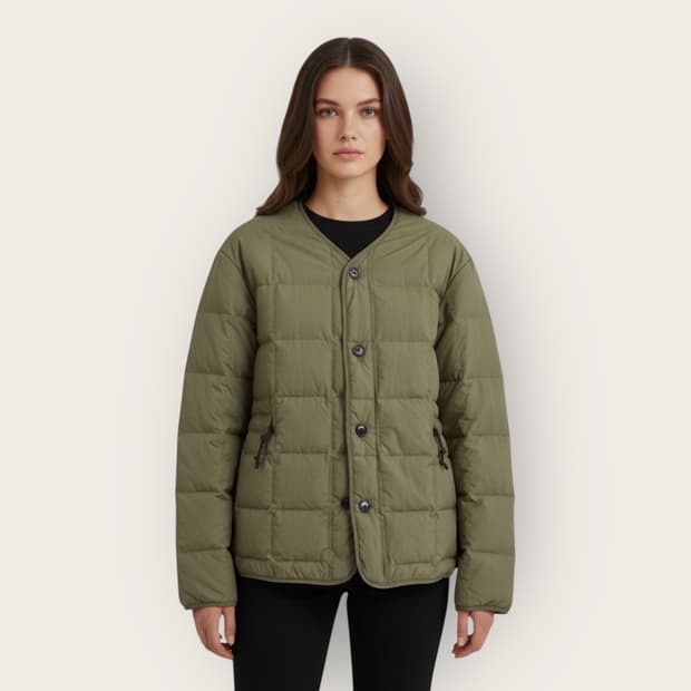 38/ 질샌더 카라리스 퀄팅 다운 패딩자켓