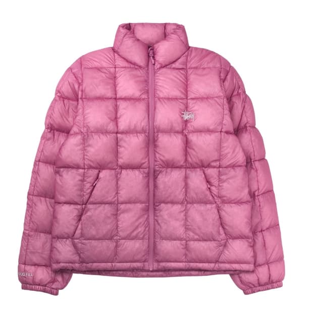 스투시 미드웨이트 푸퍼 패딩 핑크