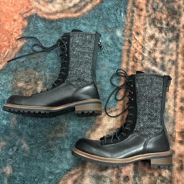 TTF✳️요지야마모토 백지퍼 부츠