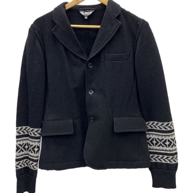 BLACK Comme des Garçons Nordic Knit Slee