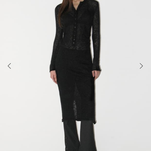 썬번프로젝트 모헤어 맥시 원피스 새상품