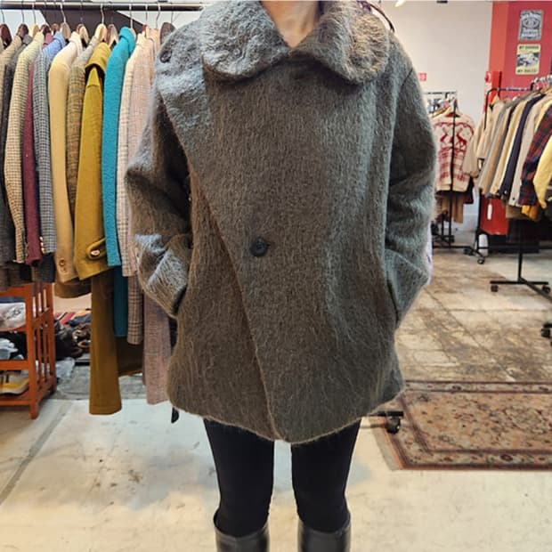 일본판 KAMISHIMA CHINAMI카미시마 치나미 도톰한 모헤어 자켓