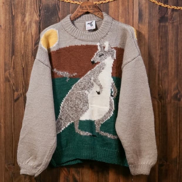 Bonzo 핸드메이드 캥거루 포켓 니트