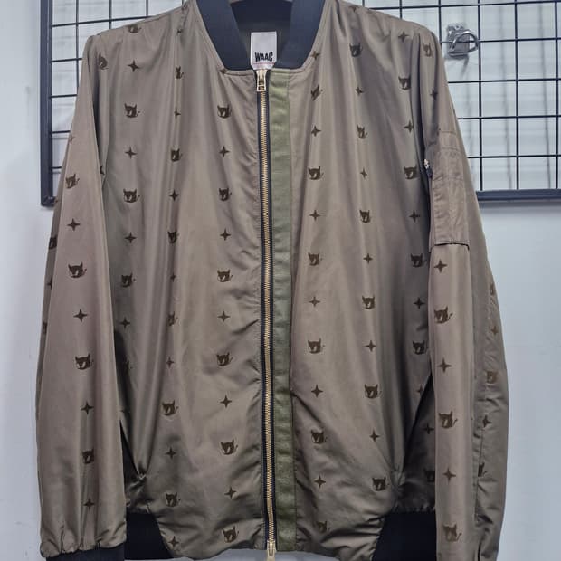 100L 왁 WAAC 패턴 기능성 봄버자켓 카키.