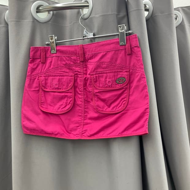 알마니 익스체인지 코튼 미니스커트 