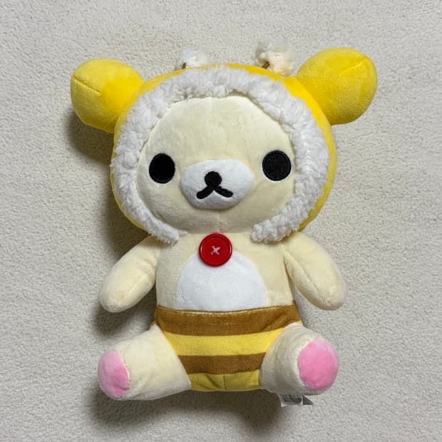 코리락쿠마 꿀벌 인형
