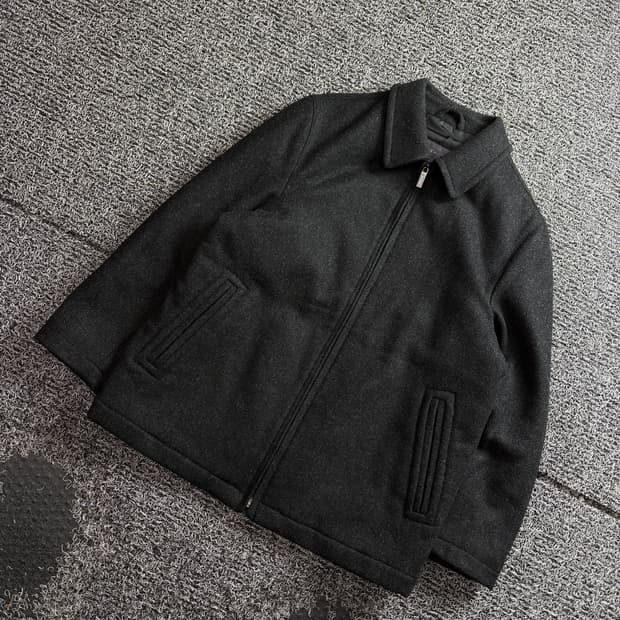 90s 지방시 아카이브 캐시미어 블루종 자켓 3745