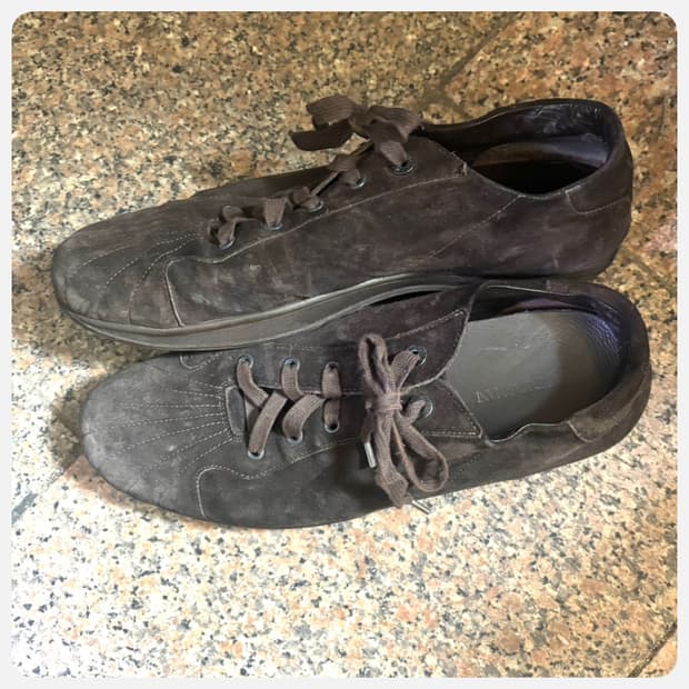 엠포리오 아르마니 브라운 스니커즈 43