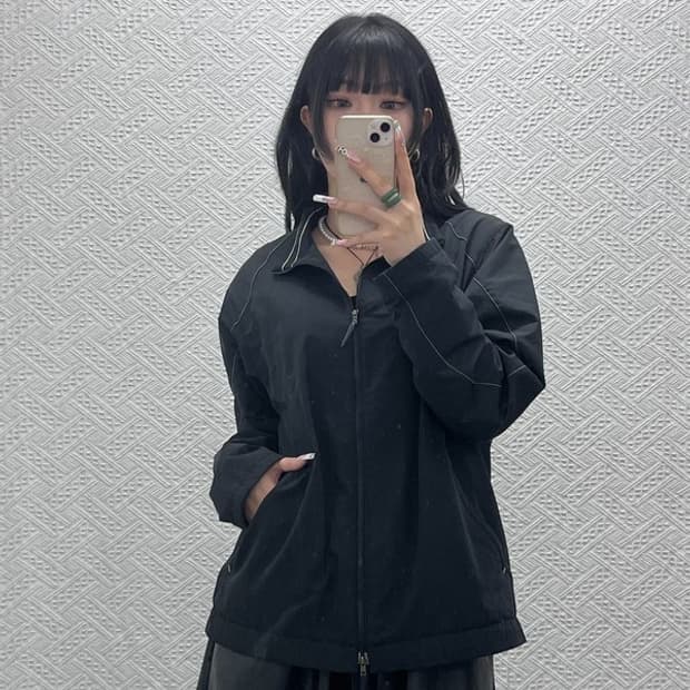나이키 골프 캐주얼 스포티 무지 바람막이 자켓 95 C11471