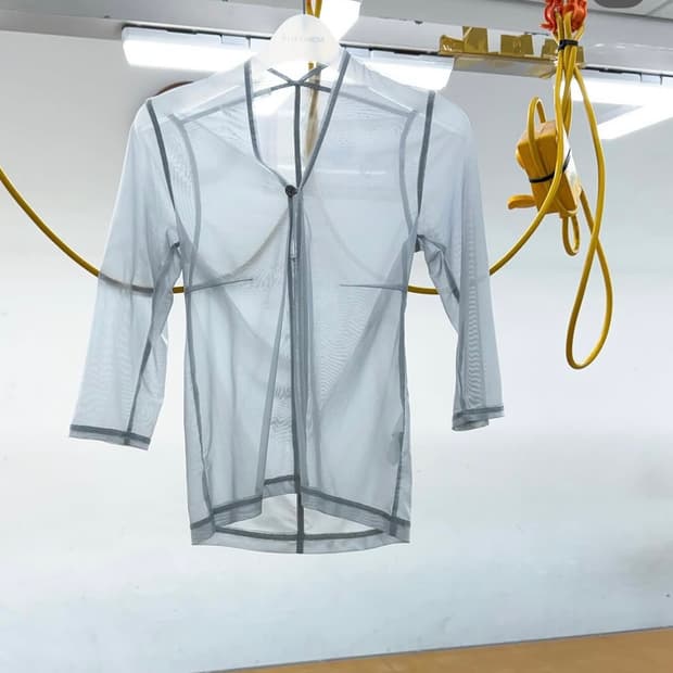 울리카상투스 nape mesh top light grey