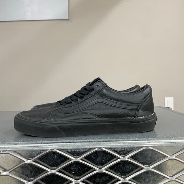 반스 올드스쿨 레더 블랙 280