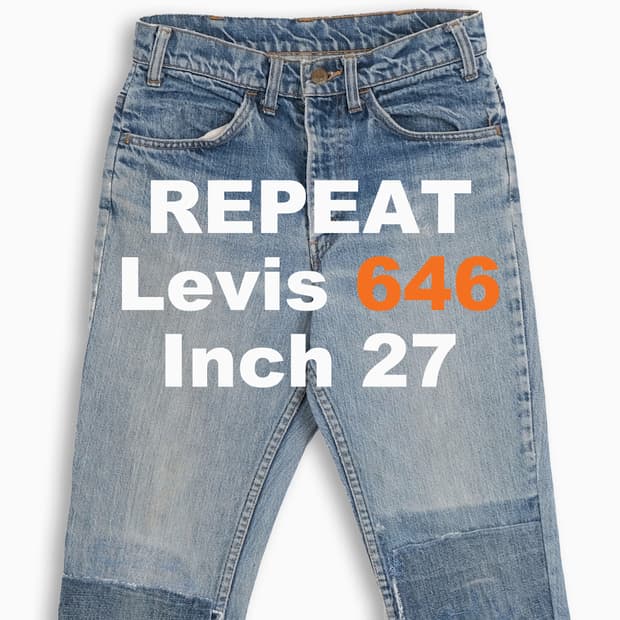 리바이스 646 오렌지탭 70s USA 27 인치 OR6462805