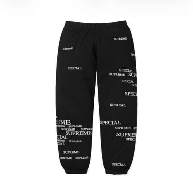 슈프림 24FW 스페셜 스웻팬츠 블랙 (M)