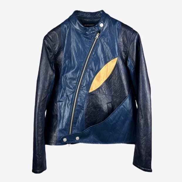 써저리 레더 블루 레더자켓 L사이즈 구매합니다!!
