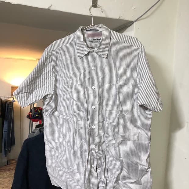 빈티지 웨스턴 스트라이프 셔츠 