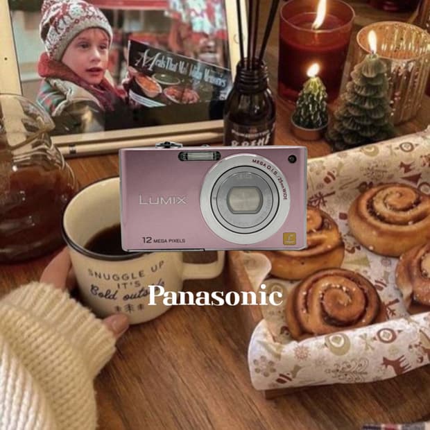 파나소닉 루믹스 dmc-fx40 핑크 빈티지디카 디지털카메라