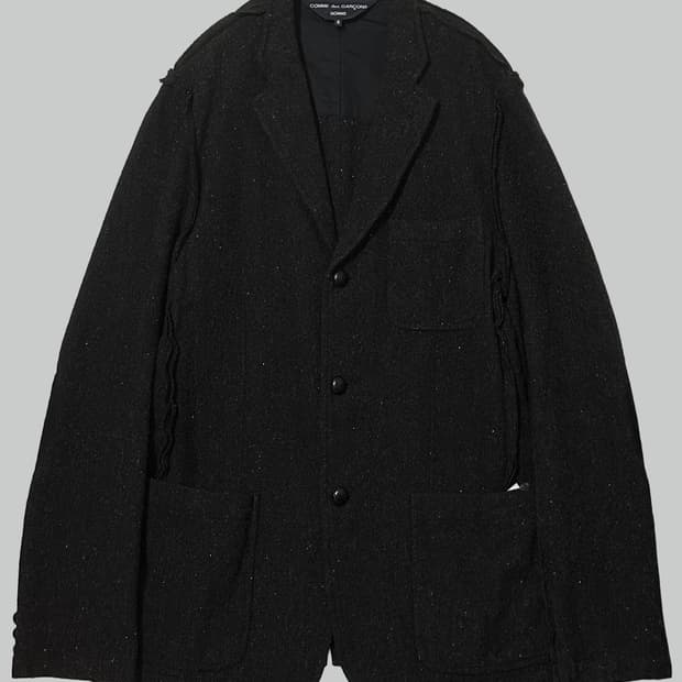 꼼데가르송 옴므 인사이드 아웃 블레이저