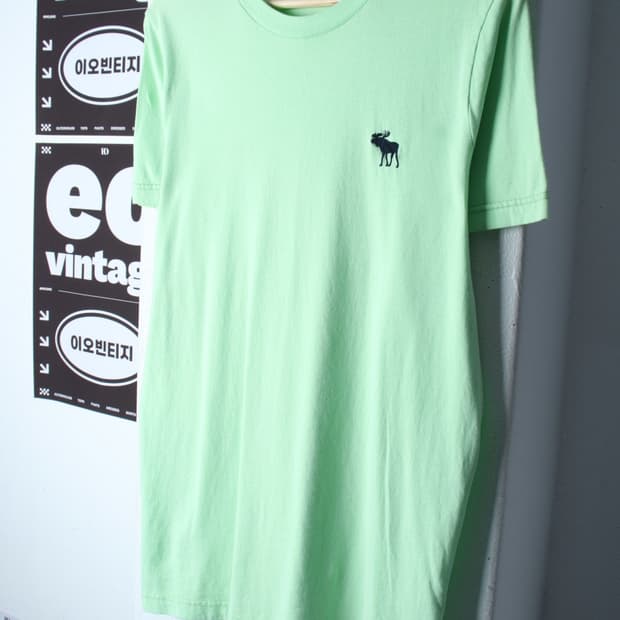 (XL-2XL) 아베크롬비 반팔 티셔츠 Y2K 스몰로고-H35890