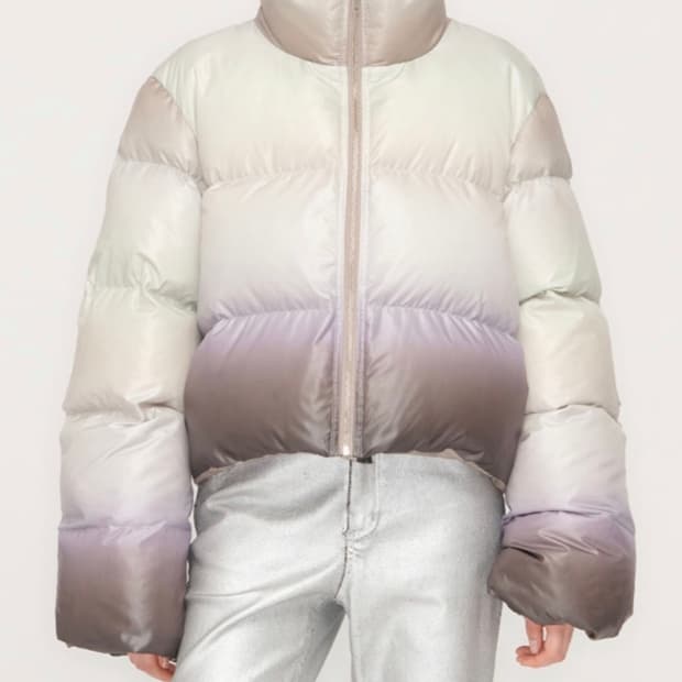 더오픈프로덕트 옴브레 리버시블 패딩