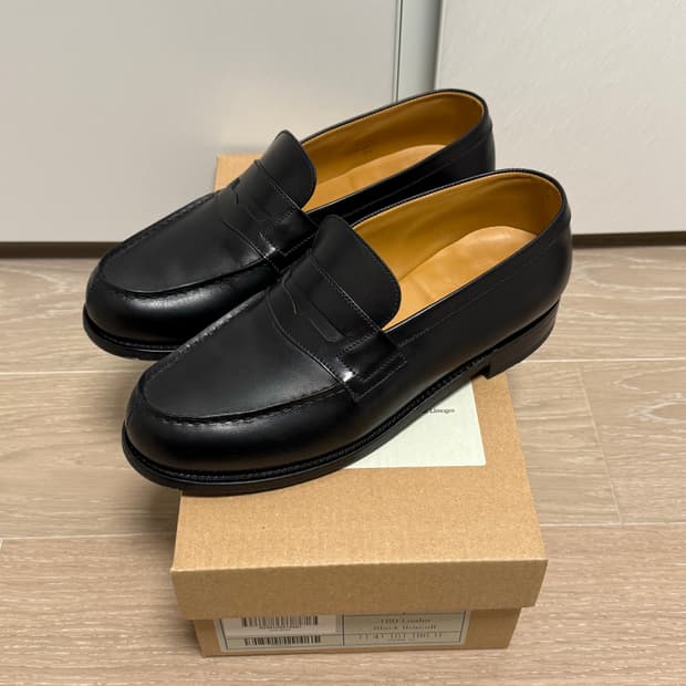 J.M weston 180 로퍼 블랙 5.5e