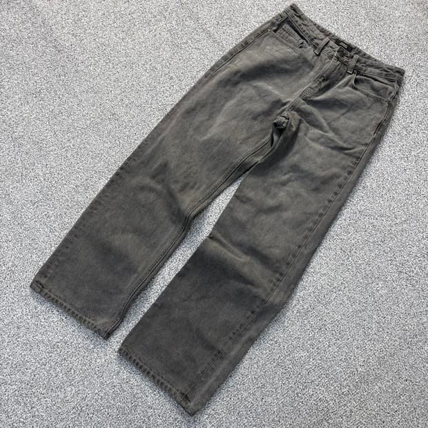 29 무신사스탠다드 흑청 와이드 데님팬츠 0331J