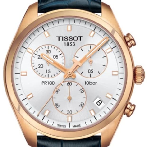 티쏘 PR 100 크로노그래프 쿼츠 시계 41mm